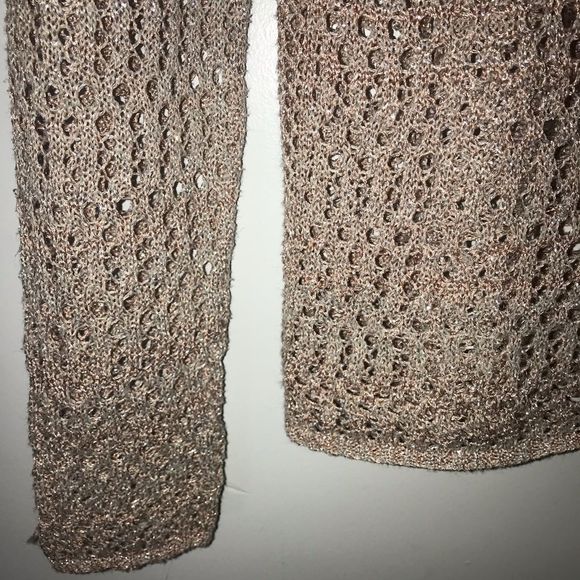 I Jeans by Buffalo Pink Open Knit Sweater Medium M - Picture 4 of 11